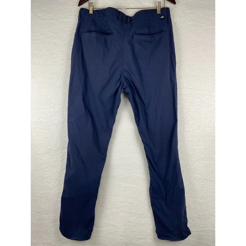The North Face Mens Hiking Pants Navy Blue Size 34 Stretch Outdoor Utility Trail